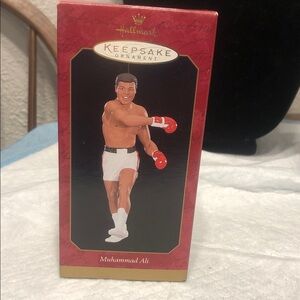 Hallmark Keepsake Ornament with Red and White Boxing Attire